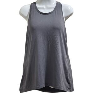Athleta Racerback Tank Top Gray Lightweight Size Small